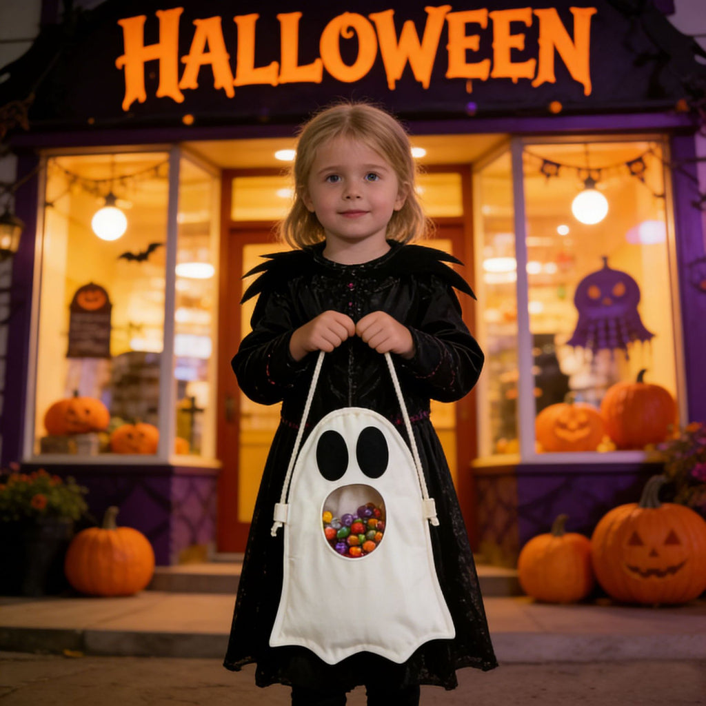 Canvas Ghost Candy Bag