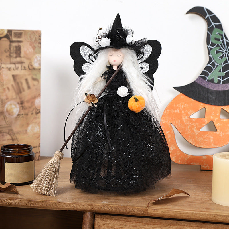 Fabric Witch Doll Decor