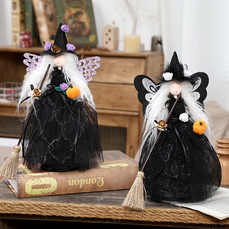 Fabric Witch Doll Decor