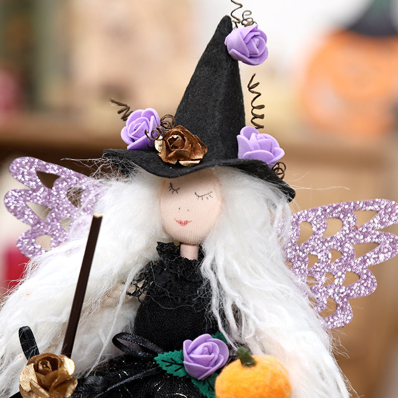 Fabric Witch Doll Decor