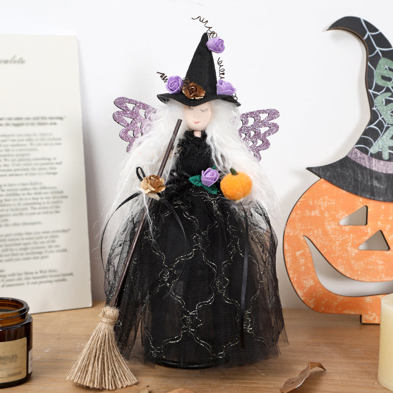 Fabric Witch Doll Decor
