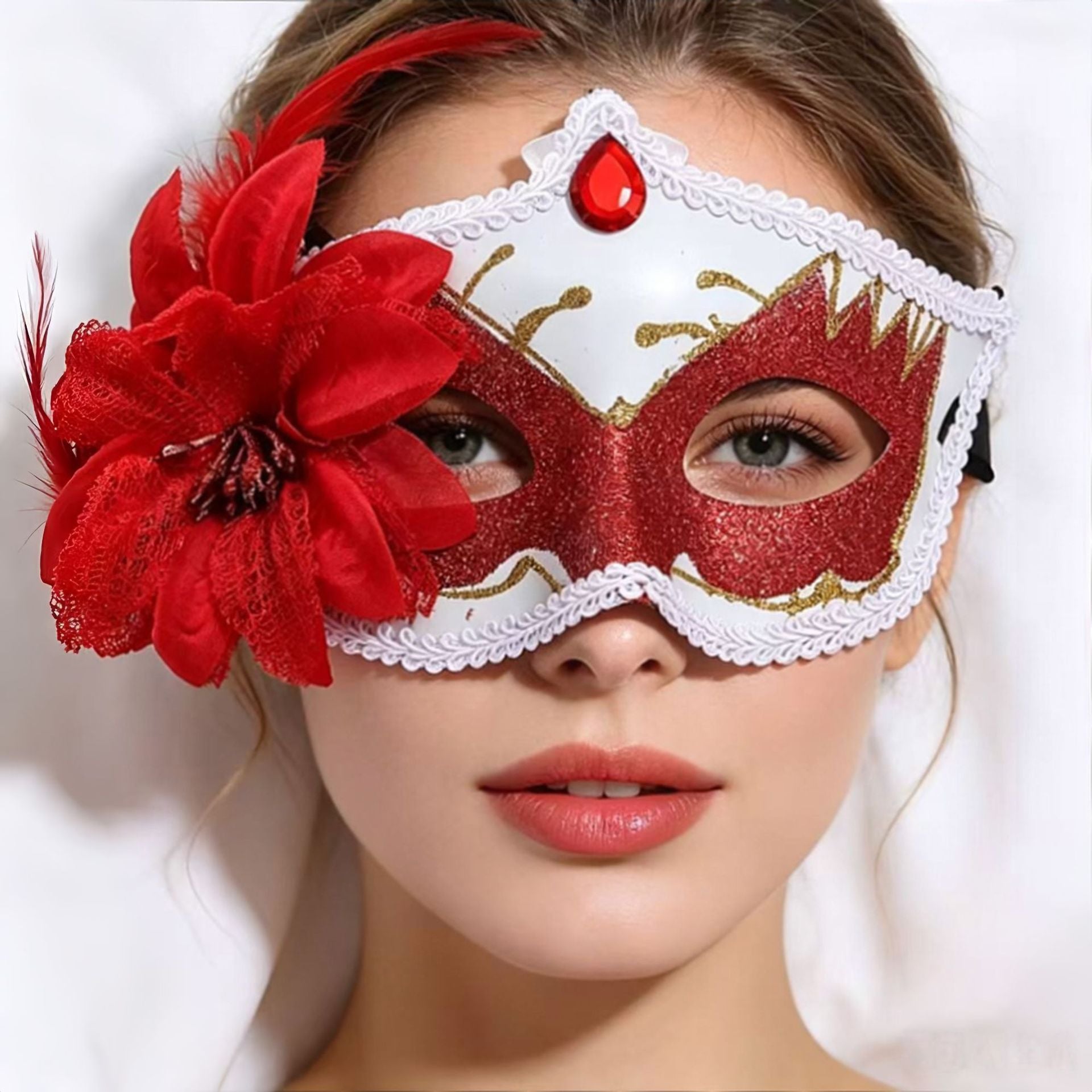 Lace Floral Party Mask