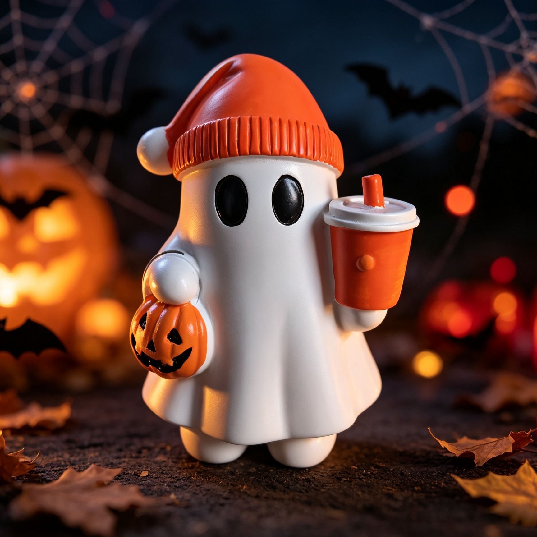 Resin Ghost Drink Figurine