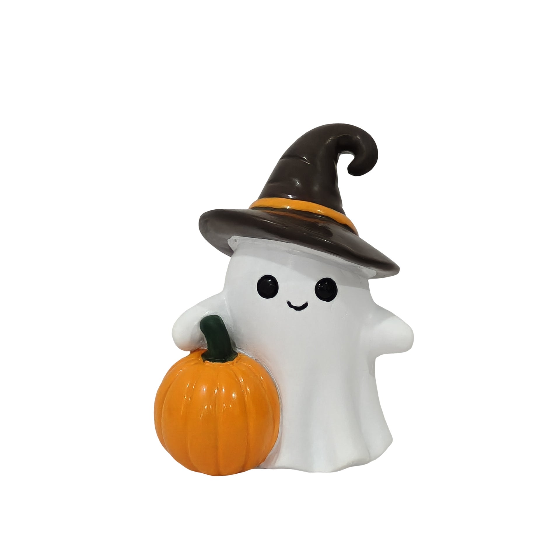 Resin Ghost Pumpkin Figurine