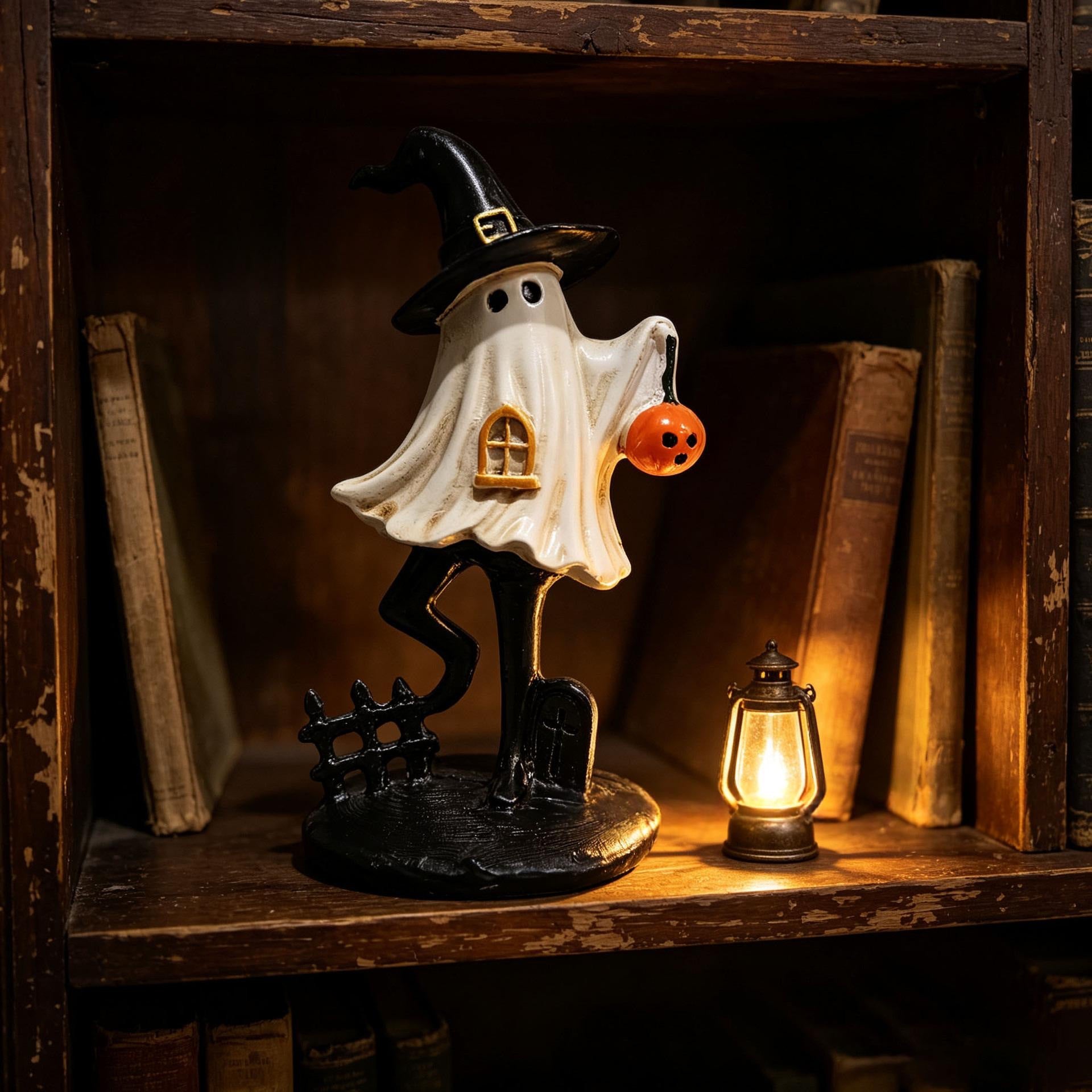 Resin Ghost Witch Figurine