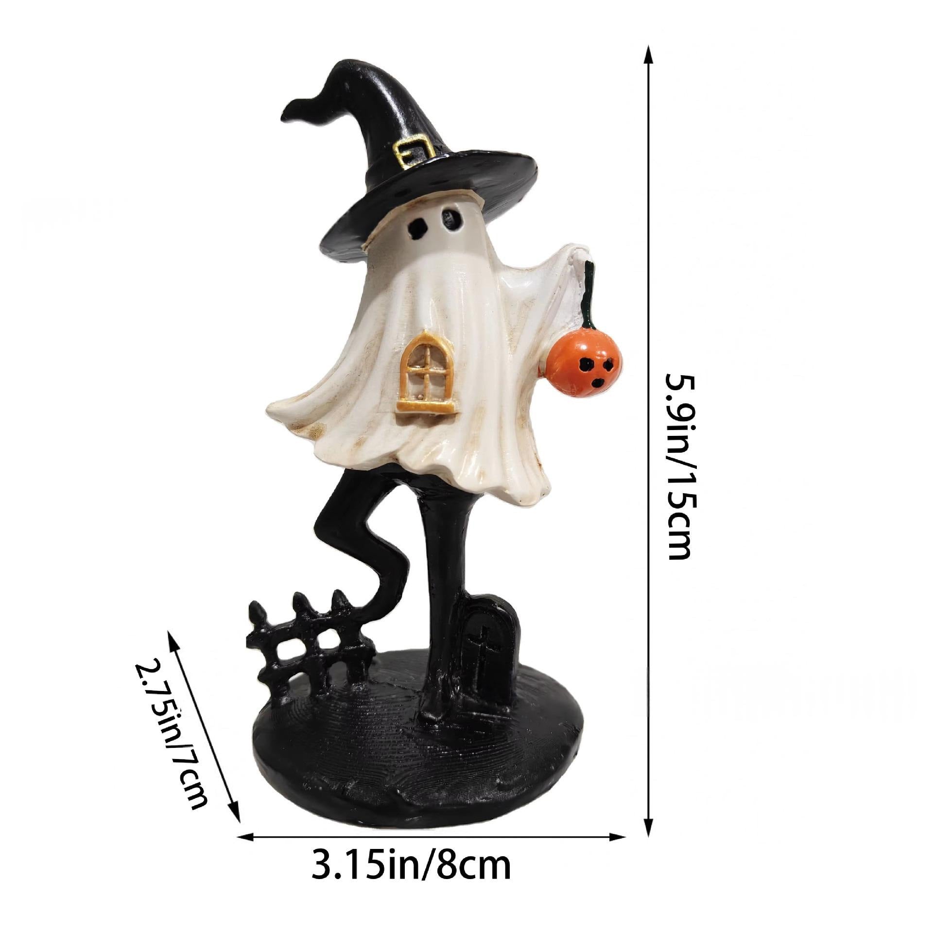 Resin Ghost Witch Figurine