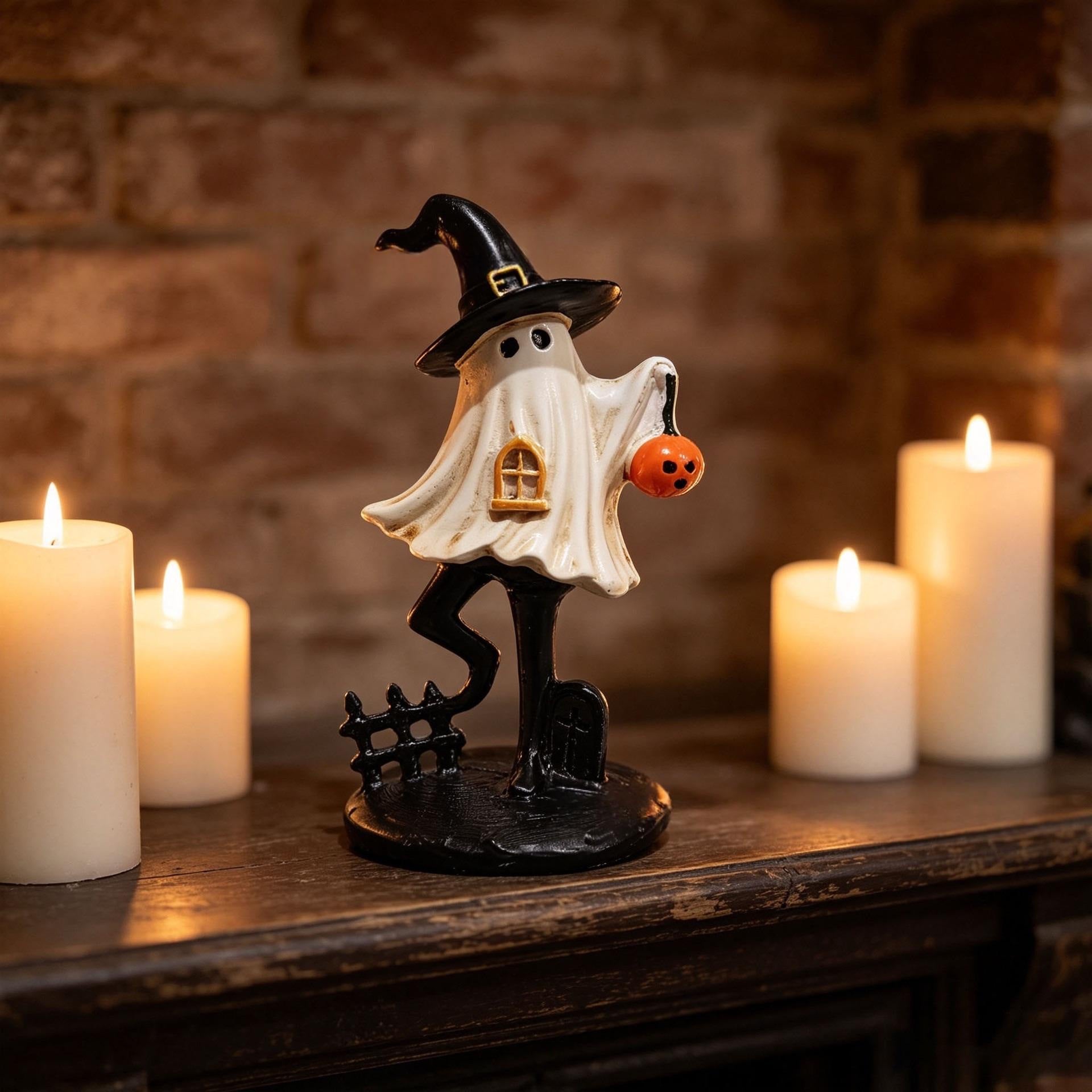 Resin Ghost Witch Figurine