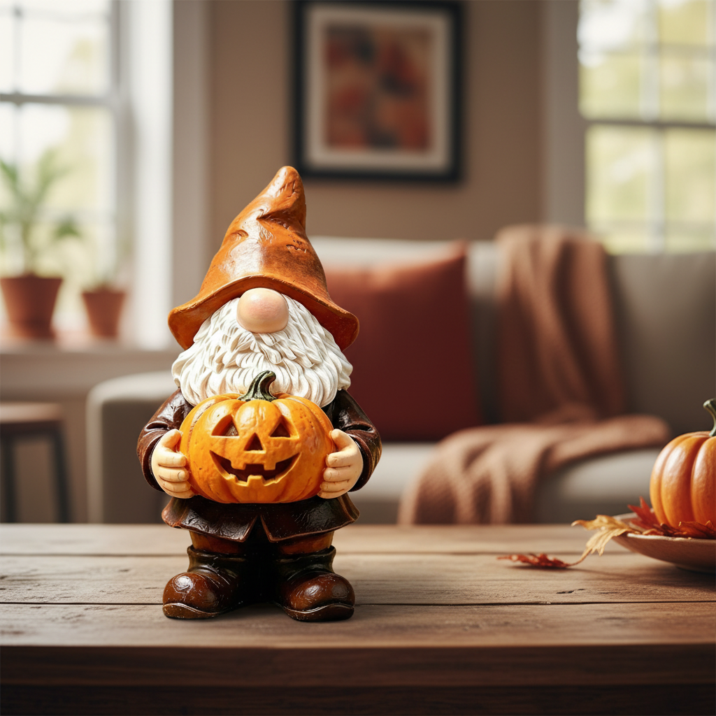 Resin_Pumpkin_Gnome_Statue